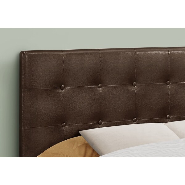 Bed， Headboard Only， Full Size， Bedroom， Upholstered Pu Leather Look， Transitional - - 31784653