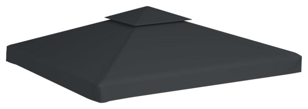 vidaXL Gazebo Cover Canopy Replacement 9.14 oz/yd² Dark Gray 10  x27x10  x27  40878   Contemporary   Gazebos   by BisonOffice  Houzz