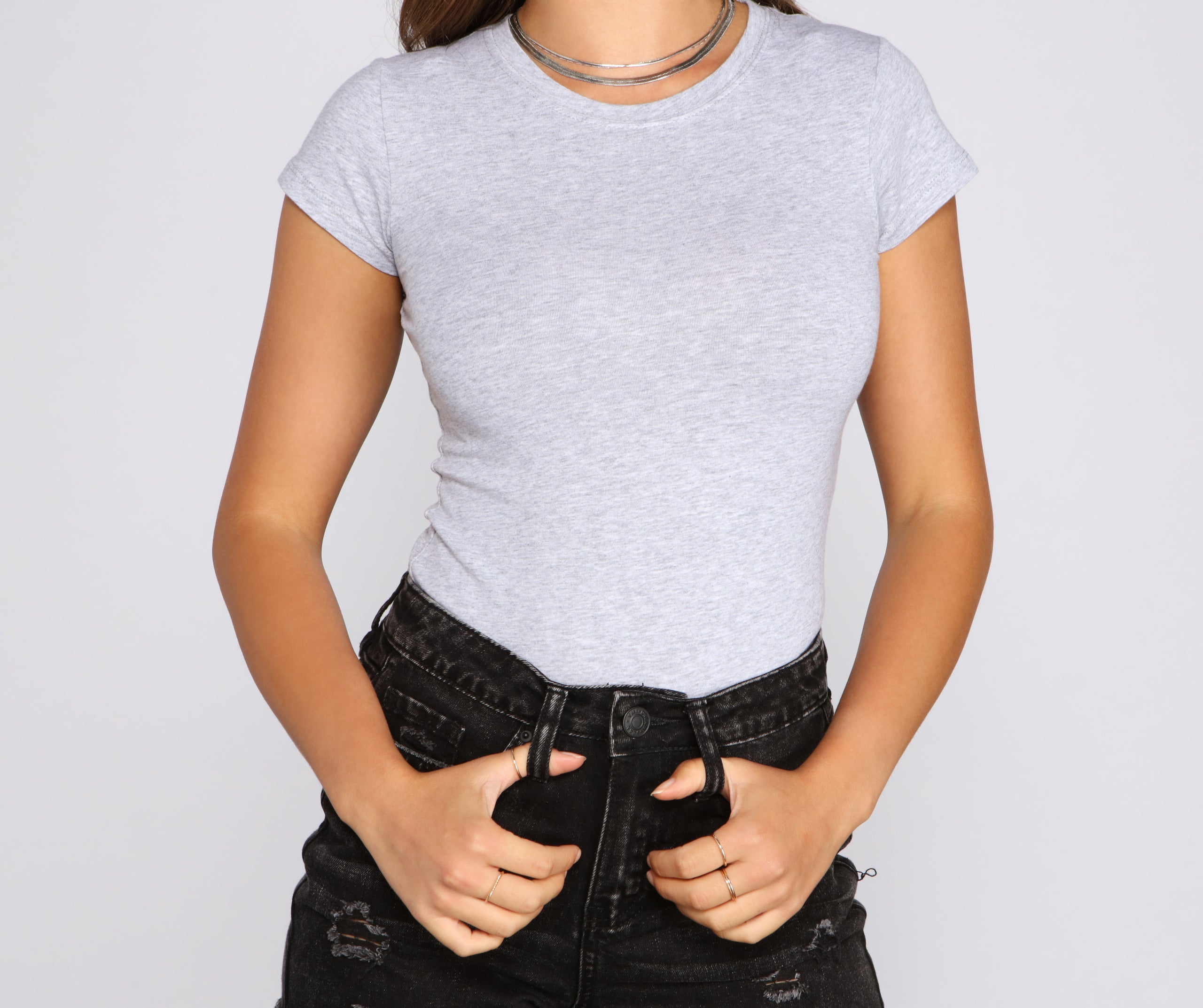 Everyday Basic Scoop Neck Tee