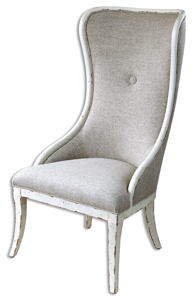 Uttermost Selam Aged Wing Chair   Traditional   Armchairs And Accent Chairs   by Furniture East Inc.  Houzz