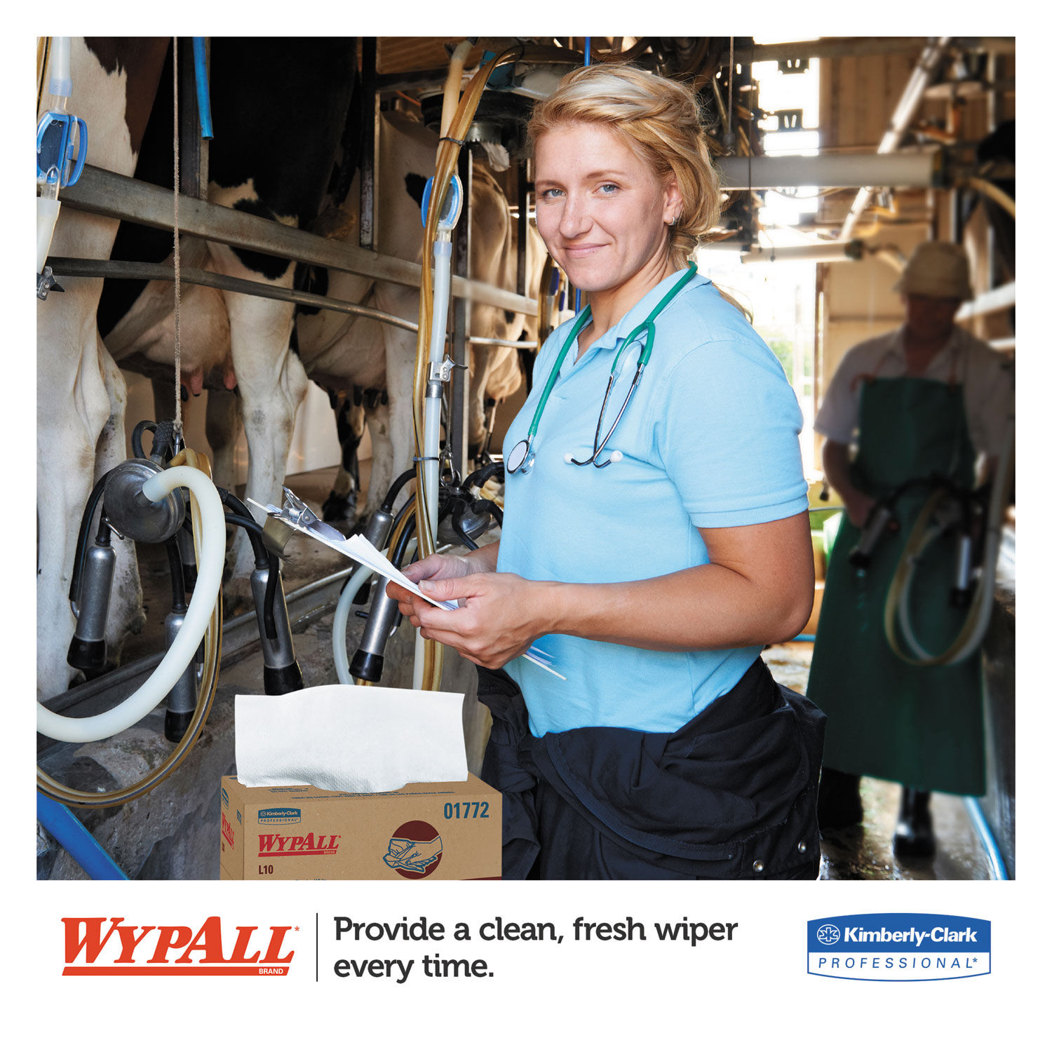 L10 SANI-PREP Dairy Towels by WypAllandreg; KCC01772