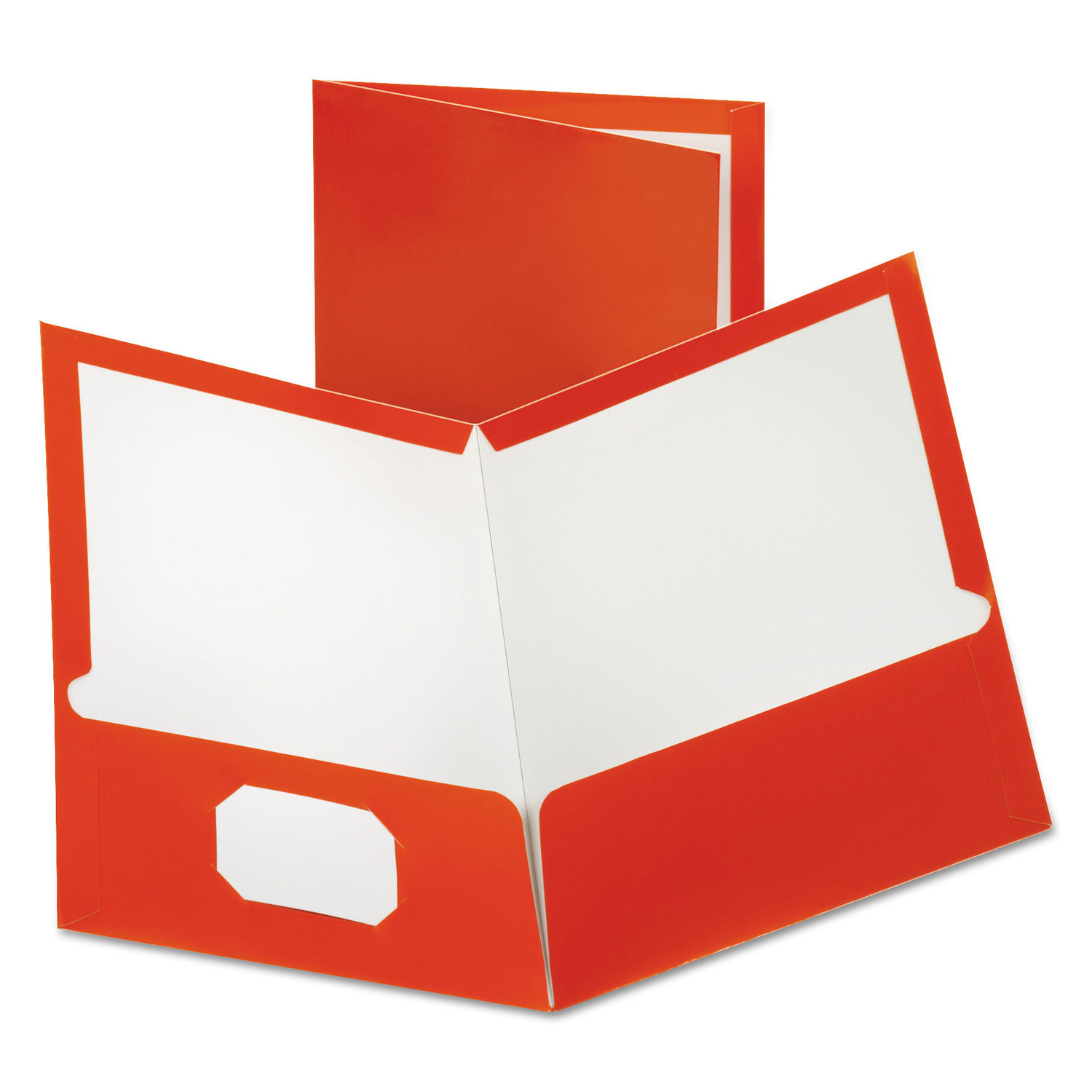 Two-Pocket Laminated Paper Folder by Oxfordandtrade; OXF5049580