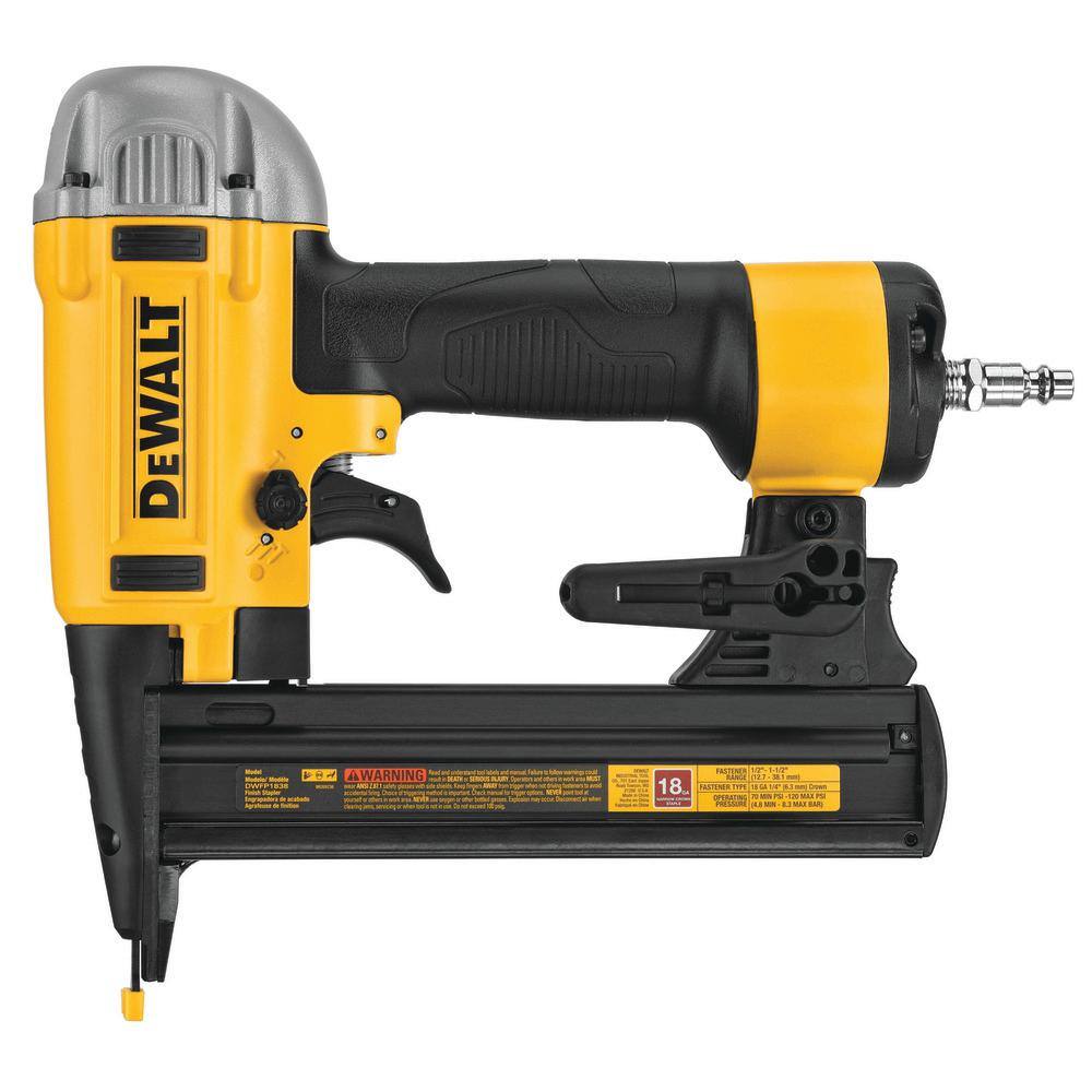 DEWALT DWFP1838 Pneumatic 18-Gauge 1/4 in. Crown Stapler