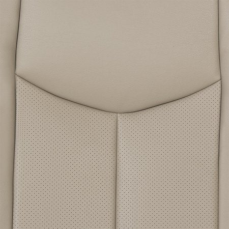 Kojem Driver Side Bottom Seat Cover for 2003 2004 2005 2006 Cadillac Escalade ESV EXT Tan Synthetic Leather 0306ESC152DRBT， 12510306SLNWPIT