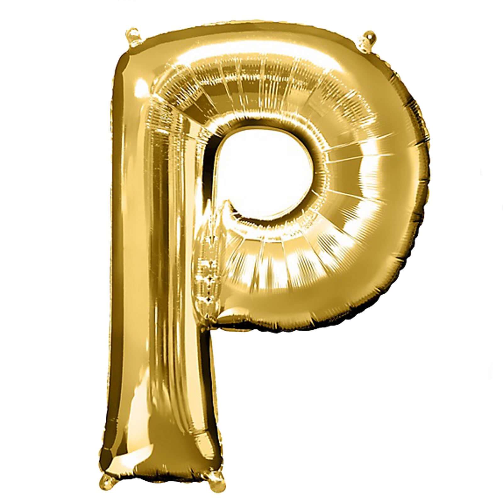 Shiny Metallic Gold Mylar Foil Helium/Air Number and Letter Balloons 40