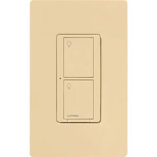 Lutron Caseta Smart Switch for All Bulb Types or Fans 5A Neutral Wire Required Ivory (PD-6ANS-IV) PD-6ANS-IV