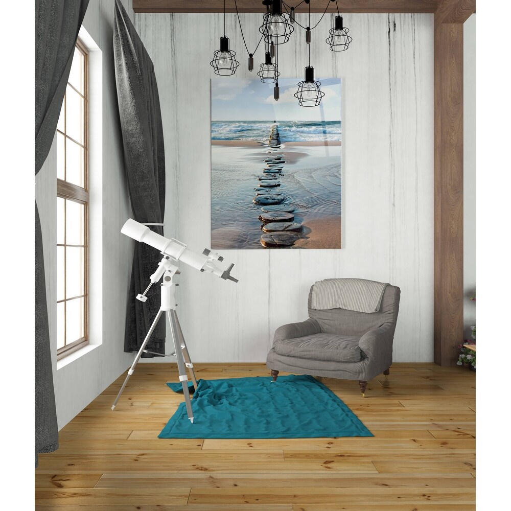 Epic Art 'Stepping Stones' Acrylic Glass Wall Art