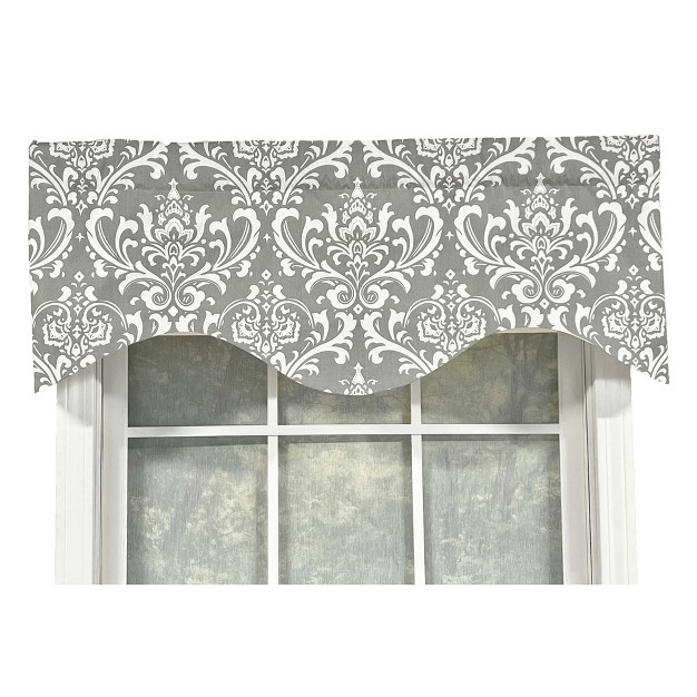 Rod Pocket Valance 50 quot X 17 quot Gray By Rlf Home