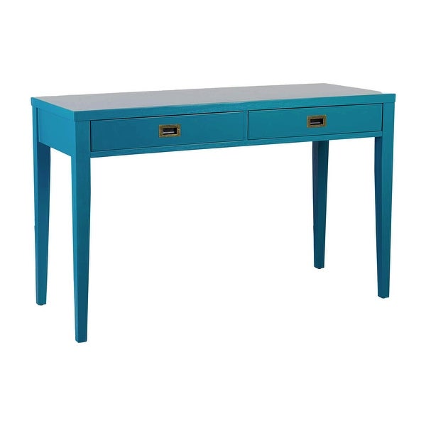 East at Main Painted Wooden Desk with Two Drawers