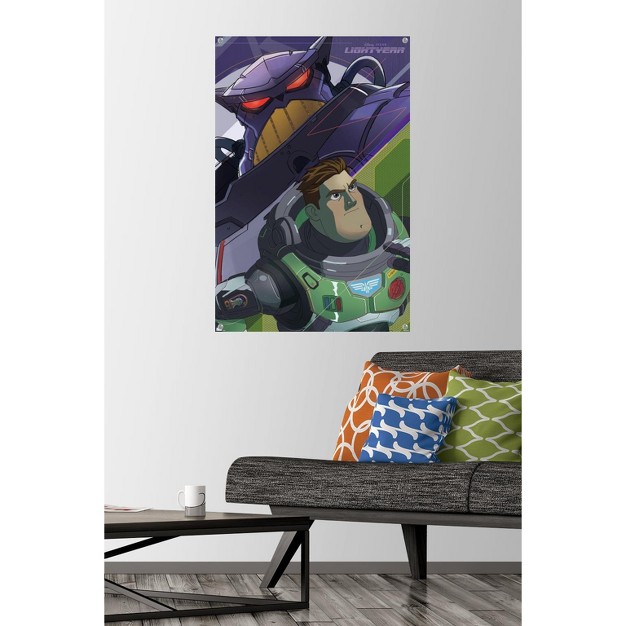 Trends International Disney Pixar Lightyear Buzz And Zurg Unframed Wall Poster Prints