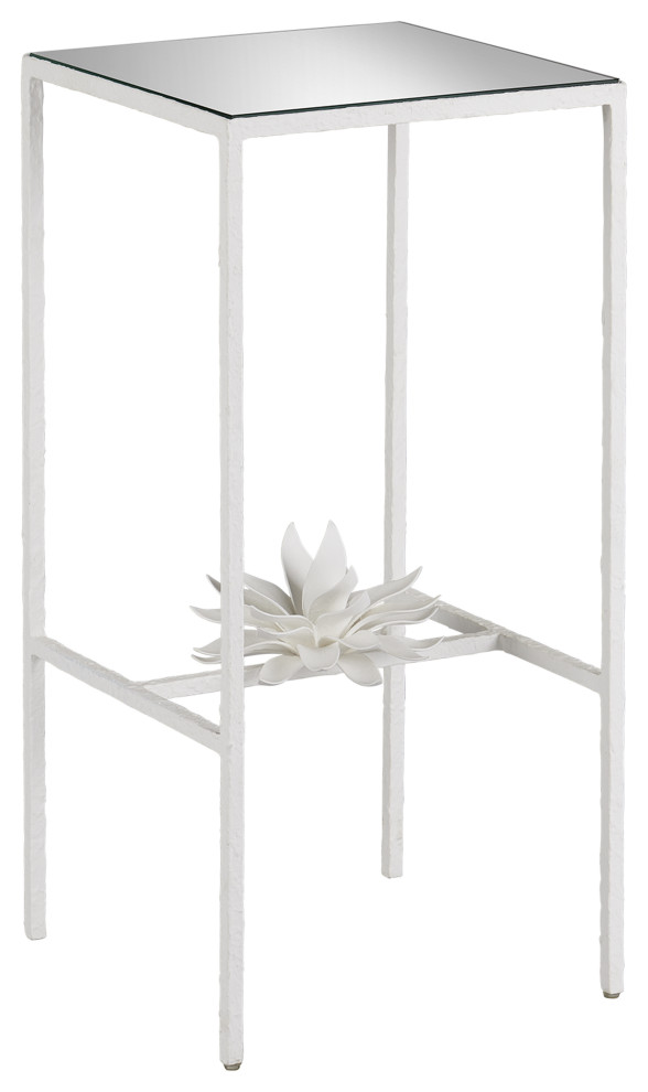 Sisalana White Accent Table   Contemporary   Side Tables And End Tables   by Sideboards and Things  Houzz