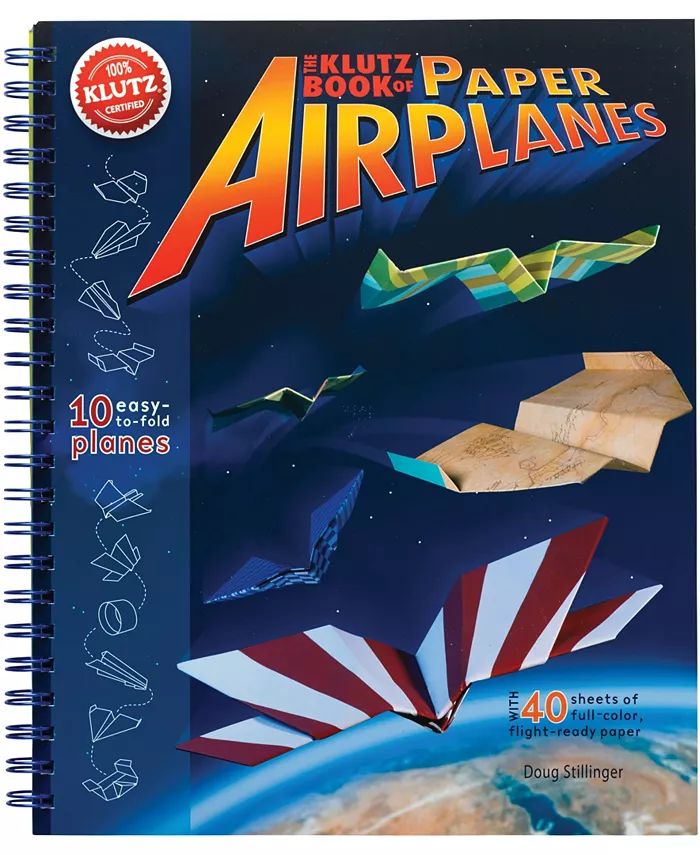 Klutz The Book of Paper Airplanes Craft Kit