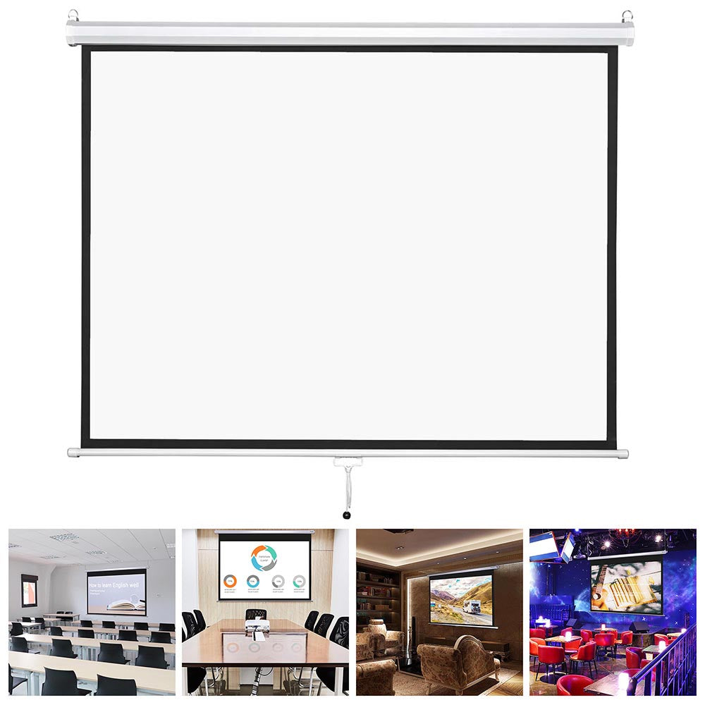 InstaHibit 4:3 Retractable Manual Projection Screen 72