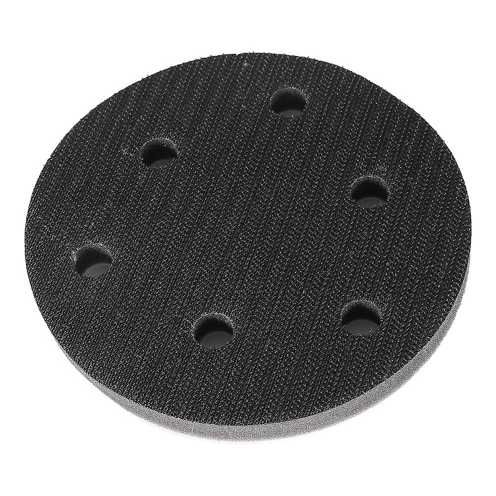 125mm Diameter Soft Buffer Sponge Interface Cushion Pad For Sanding Pads (6 Holes)