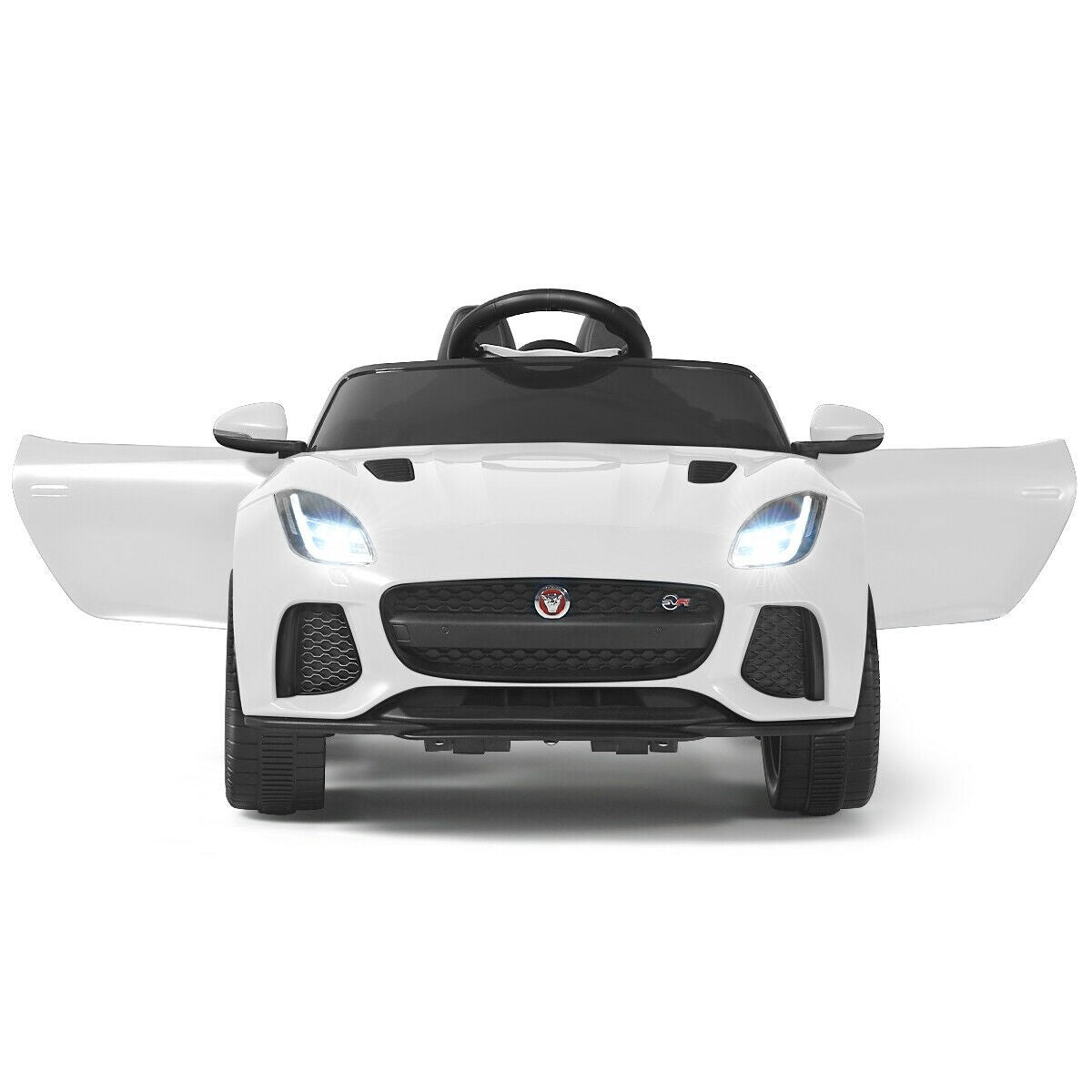 Costzon Ride on Car, 12V Licensed Jaguar F-Type SVR Battery Powered Ride on Toy w/ 2.4G Remote Control