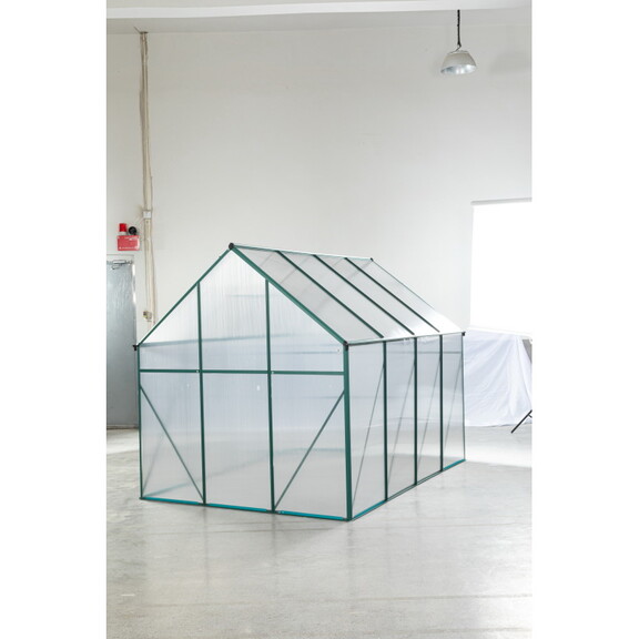 Green 6 x 8 FT Outdoor Patio Greenhouse W540S00004