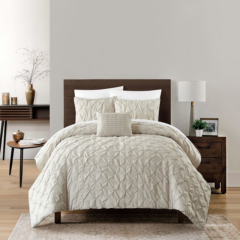 Chic Home Bradley 4-piece Comforter Set with Shams and Throw Pillow