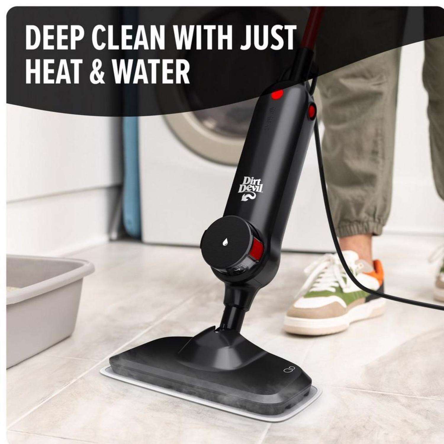 Dirt Devil Bagless Corded Standard Filter Steam Mop