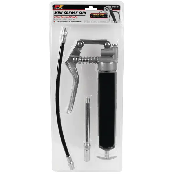 Performance Tool 3 oz Grease Gun with Flex Hose