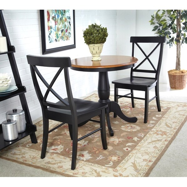 3 Piece X-Back Dining Set