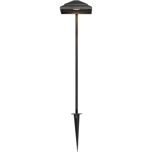 High Textured Black Led Landscape Path Light