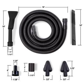 RIDGID 1-14 in. Car Cleaning Accessory Kit with 14-ft Hose for RIDGID WetDry Shop Vacuums VT1734