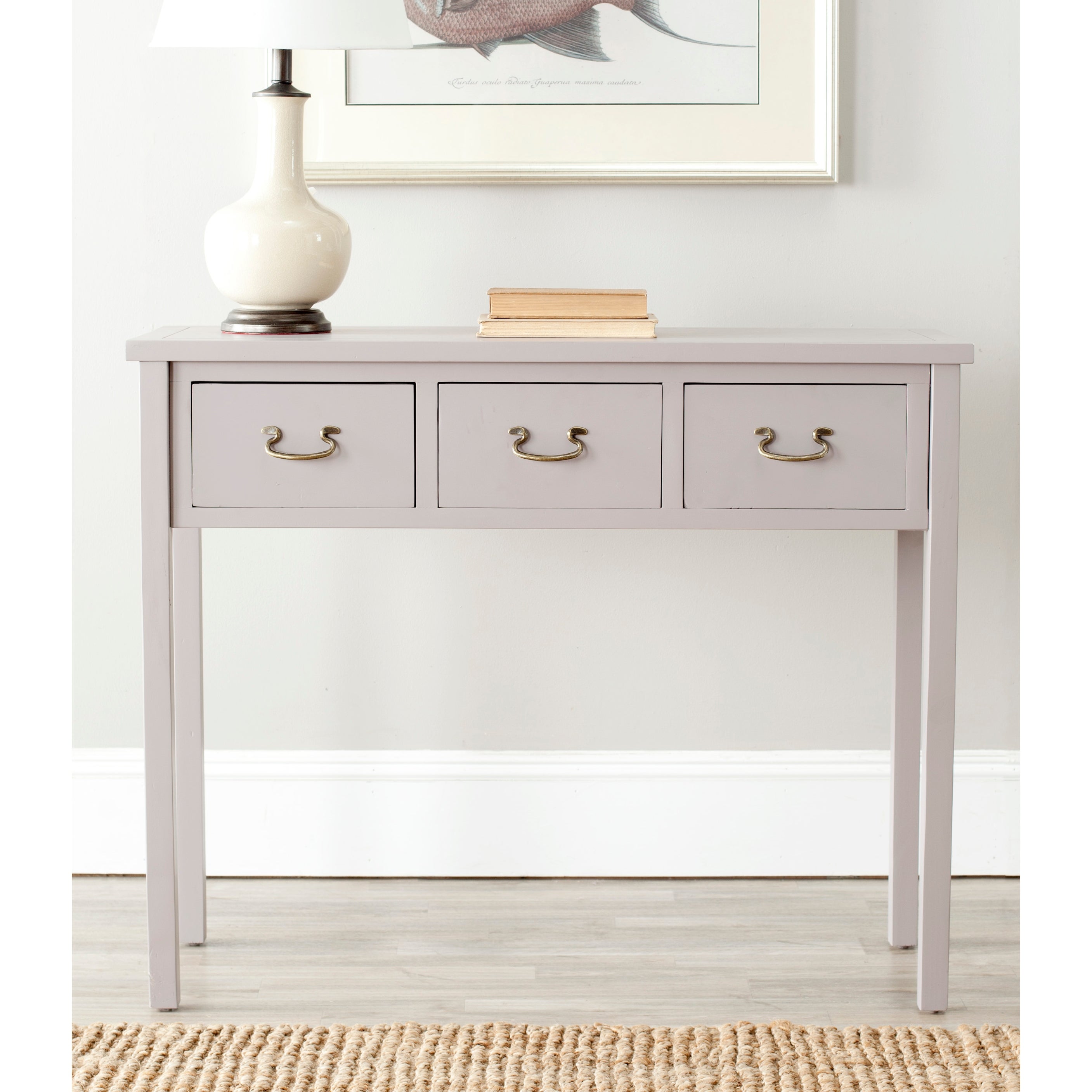 SAFAVIEH Cindy Grey Console Table - 39.4