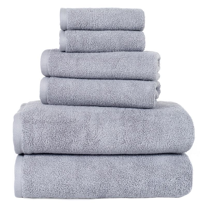 Portsmouth Home Zero Twist 6-piece Bath Towel Set