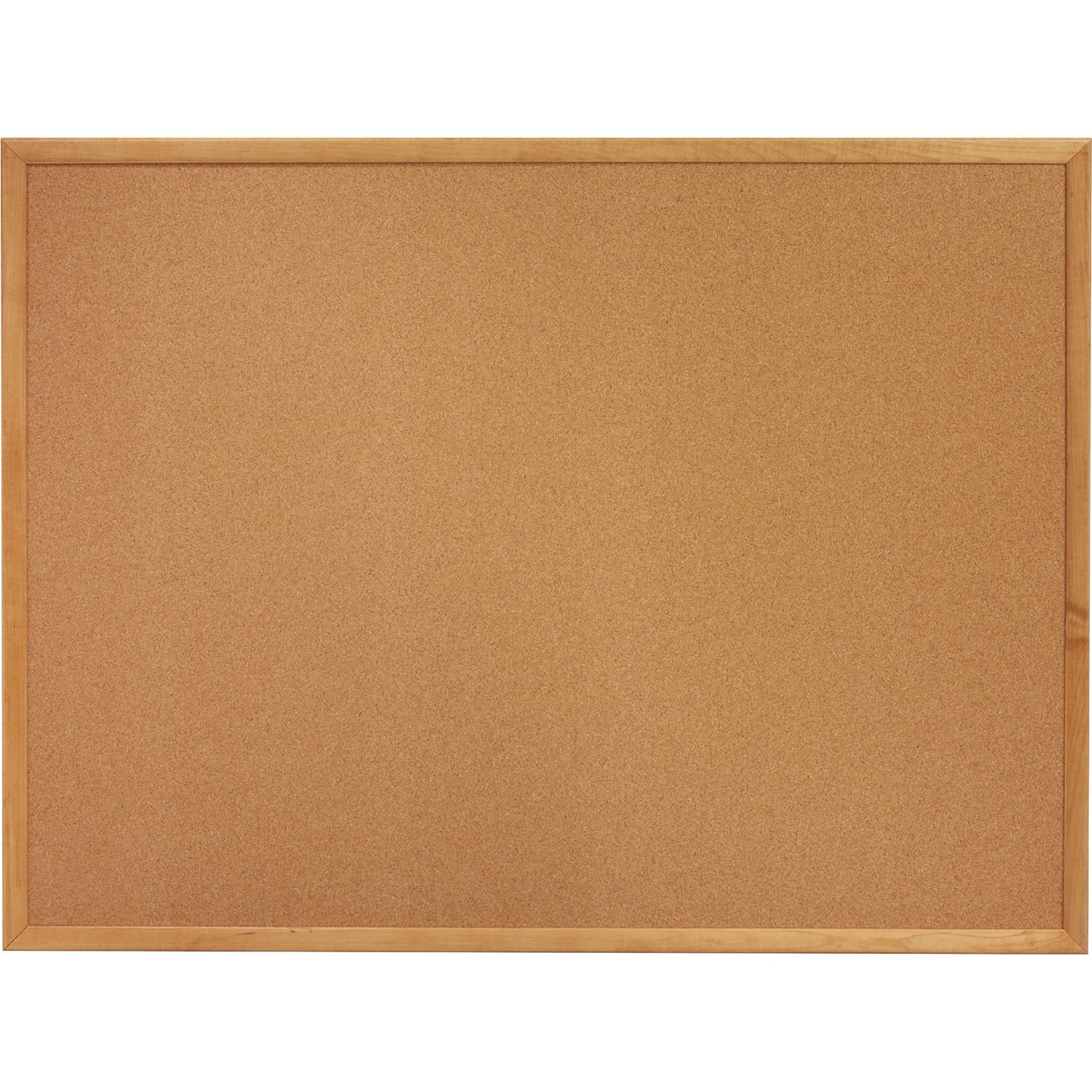 Oak Wood Frame Cork Board by Lorell LLR19767