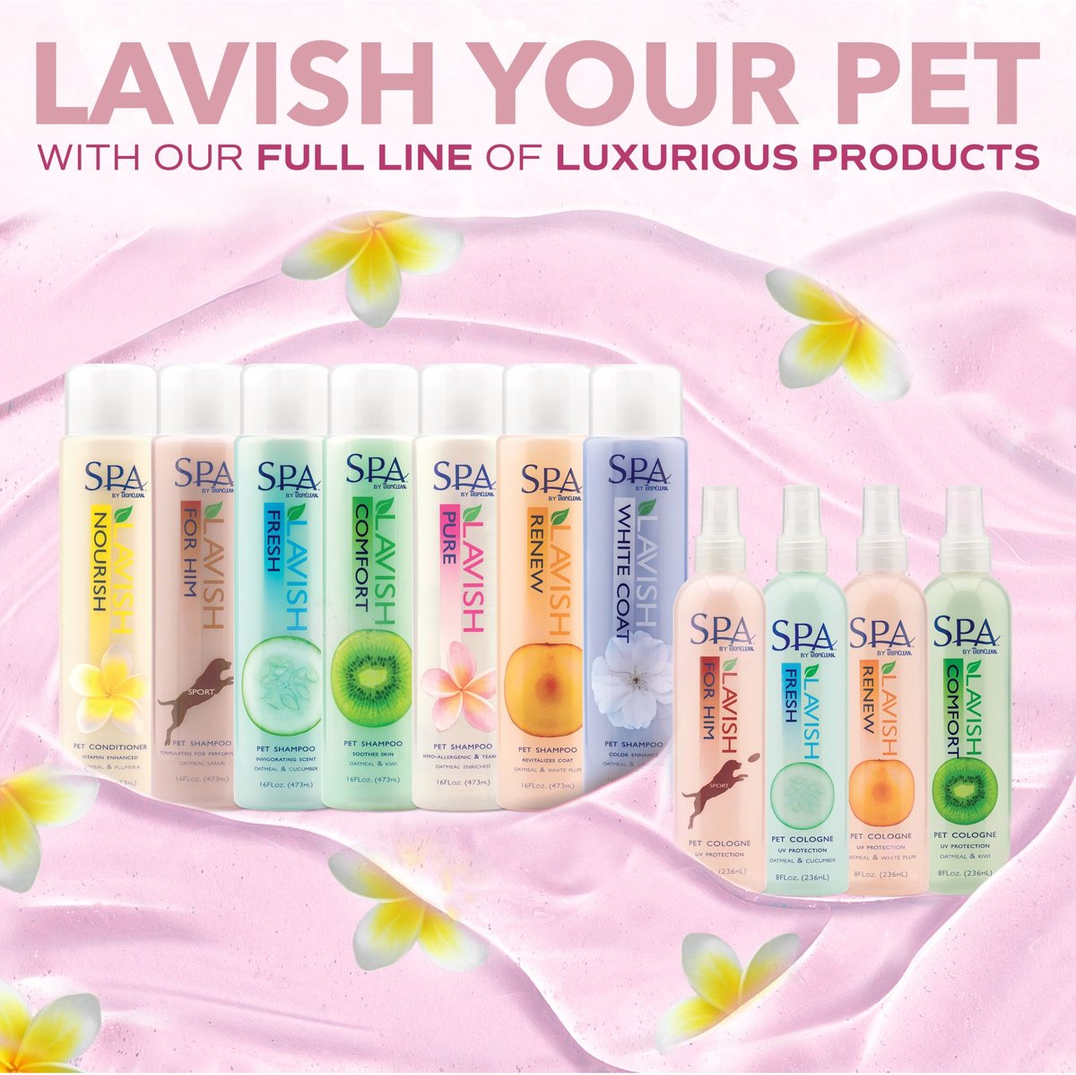 TropiClean Spa Pure Shampoo for Dogs and Cats