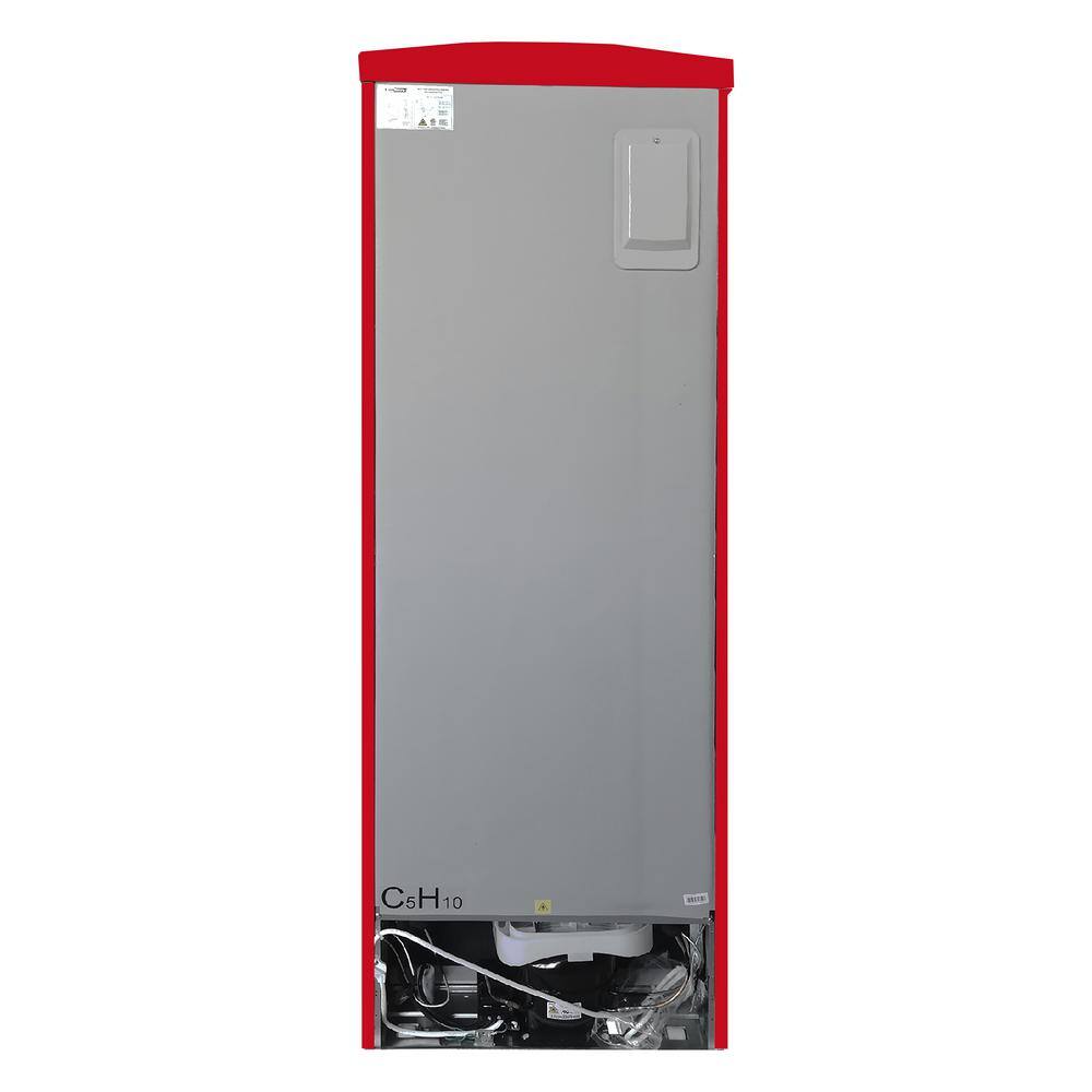 ConServ 10.7 cu. ft. Bottom Mount Retro Refrigerator in Red RF 132 R