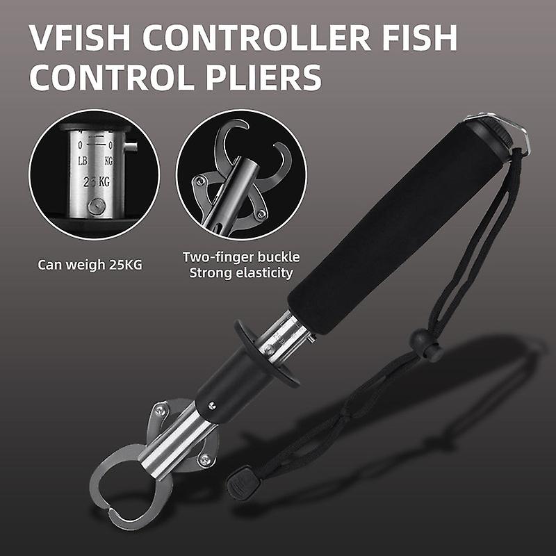 Stainless Steel Fish Control Device Control Fish Pliers Fish Clamp Luya Pliers Fish Mouth Clamp Fish Device Fishing Supplies