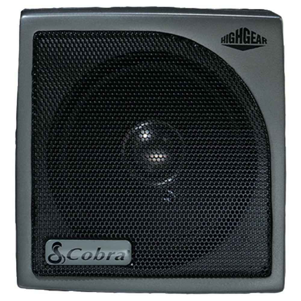 Cobra HighGear External Dynamic Speaker in Black HG S100