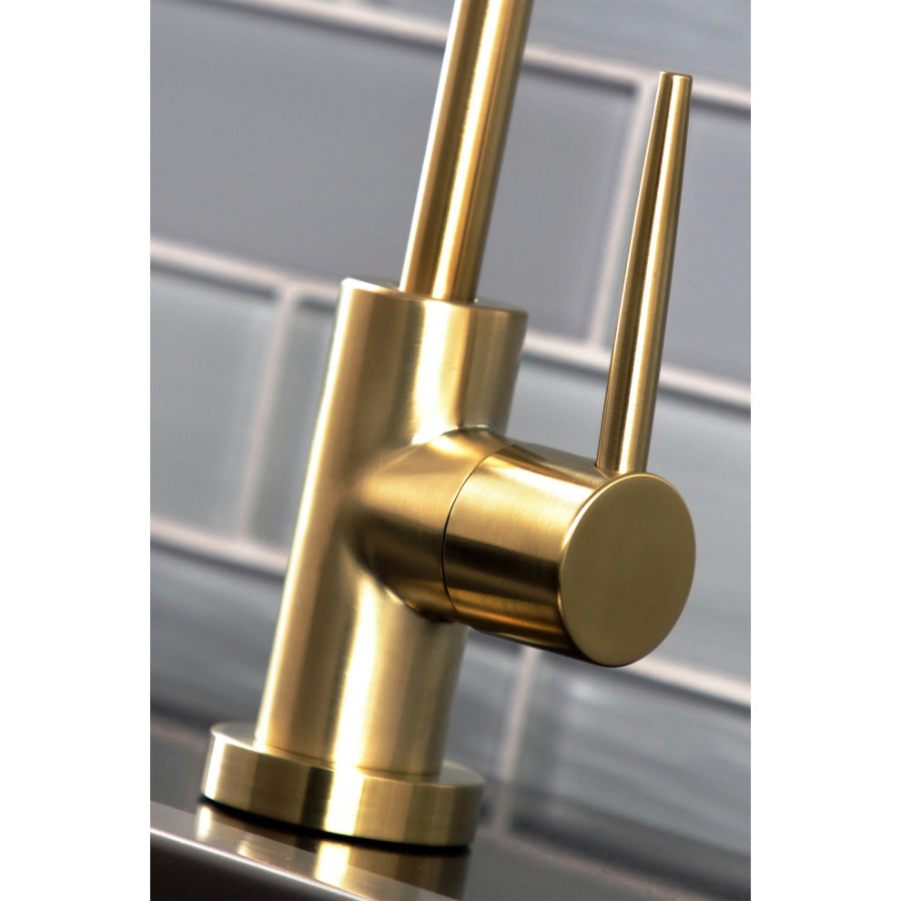 Kingston Brass KS619.NYL New York 1.0 GPM Cold Water Dispenser   Contemporary   Hot Water Dispensers   by Buildcom  Houzz