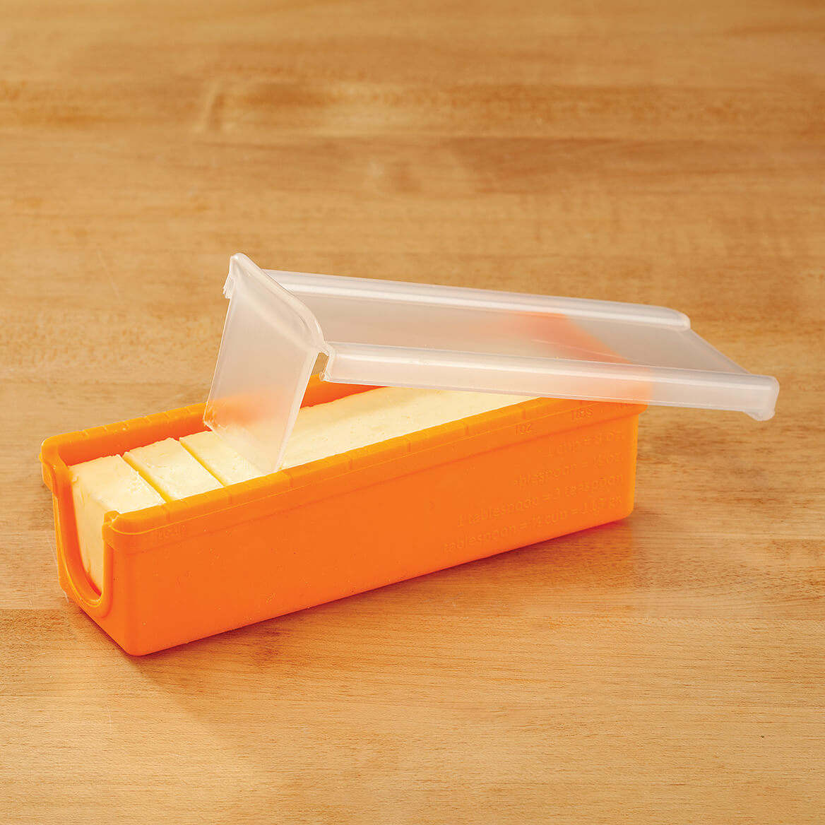 Silicone Butter Stick Keeper With Built in Cutter