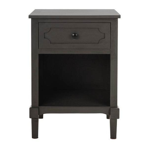 SAFAVIEH Rosaleen Grey Storage Side Table - 16.9