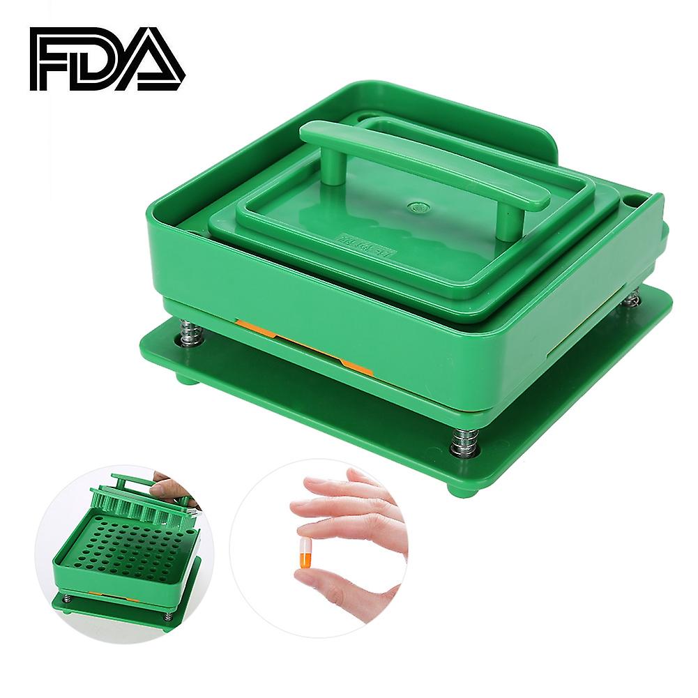 64 Holes Empty Capsule Filler Powder Spreader Plates Capsules Filling Tool 0# Chinese Edition