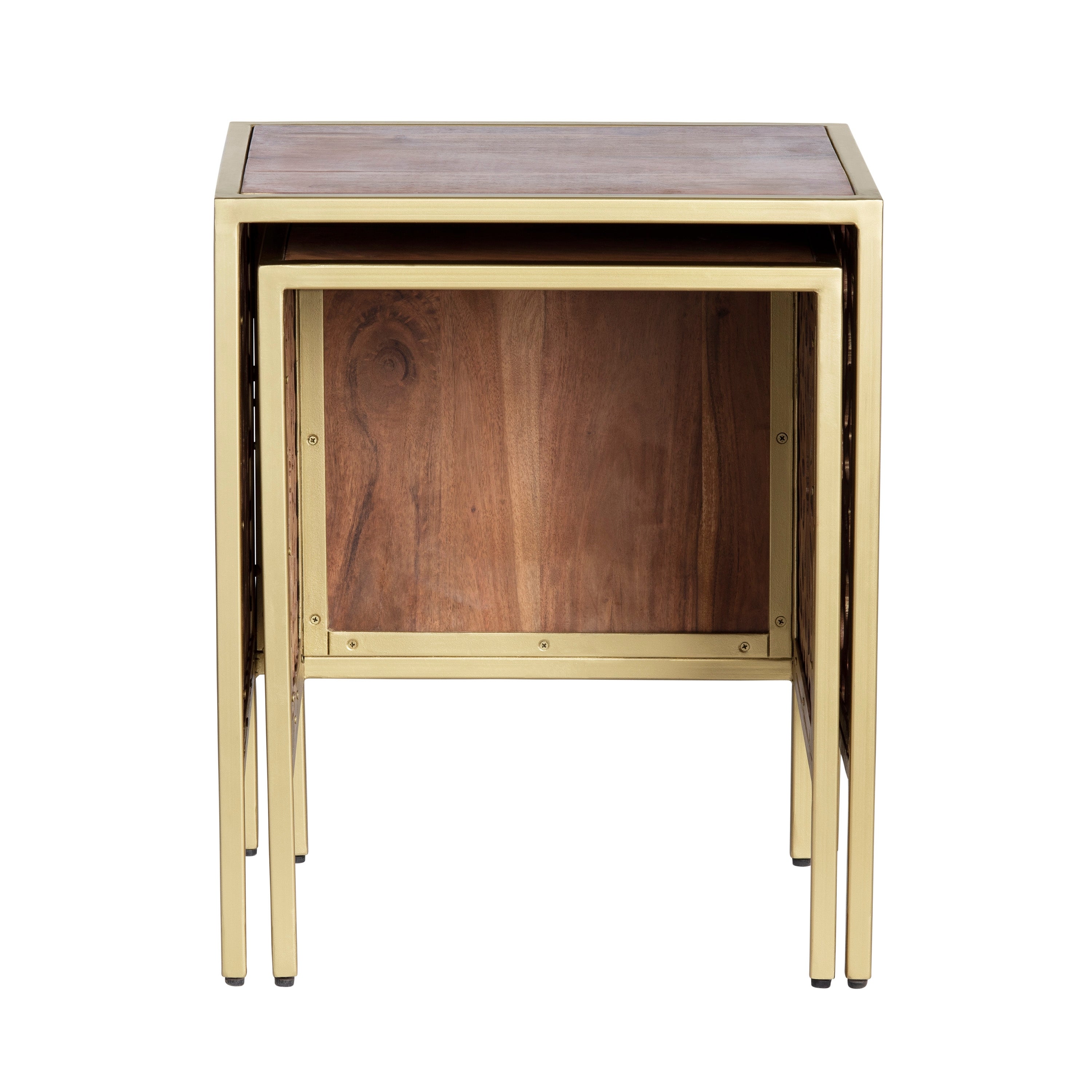 Anna 2 Piece Nesting Tables - 20x20x16.25