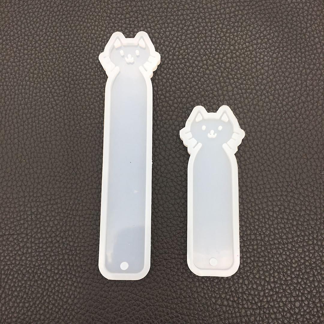 Kitten Bookmark Crystal Epoxy Mould - 2pcs/set