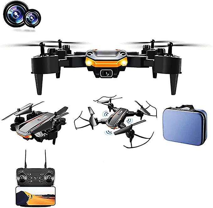 4k Drone With Camerawith Uhd Camera， 50x Zoom Professional Foldable Mini Drone With Camerafor Kids and Adult， Rc Quadcopter， Active Obstacle Avoidance，