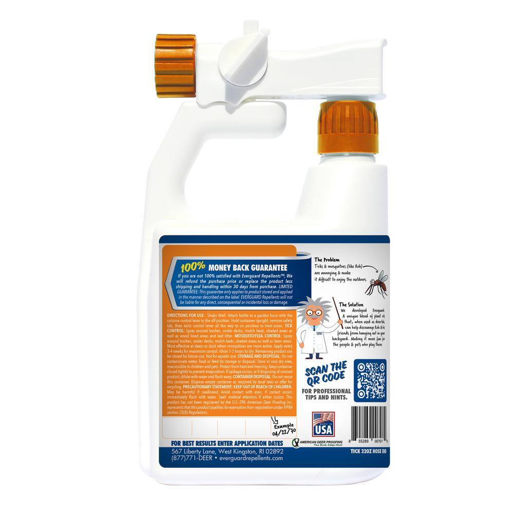 EverGuard Tick and Mosquito 32 oz. Hose End Liquid Repellent ADPTM32R