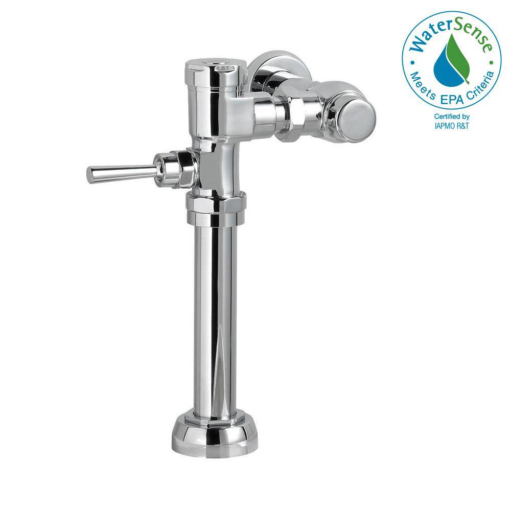 American Standard Ultima Manual 1.28 GPF FloWise Flush Valve for 1.5 in. Top Spud Toilet in Polished Chrome 6047.121.002