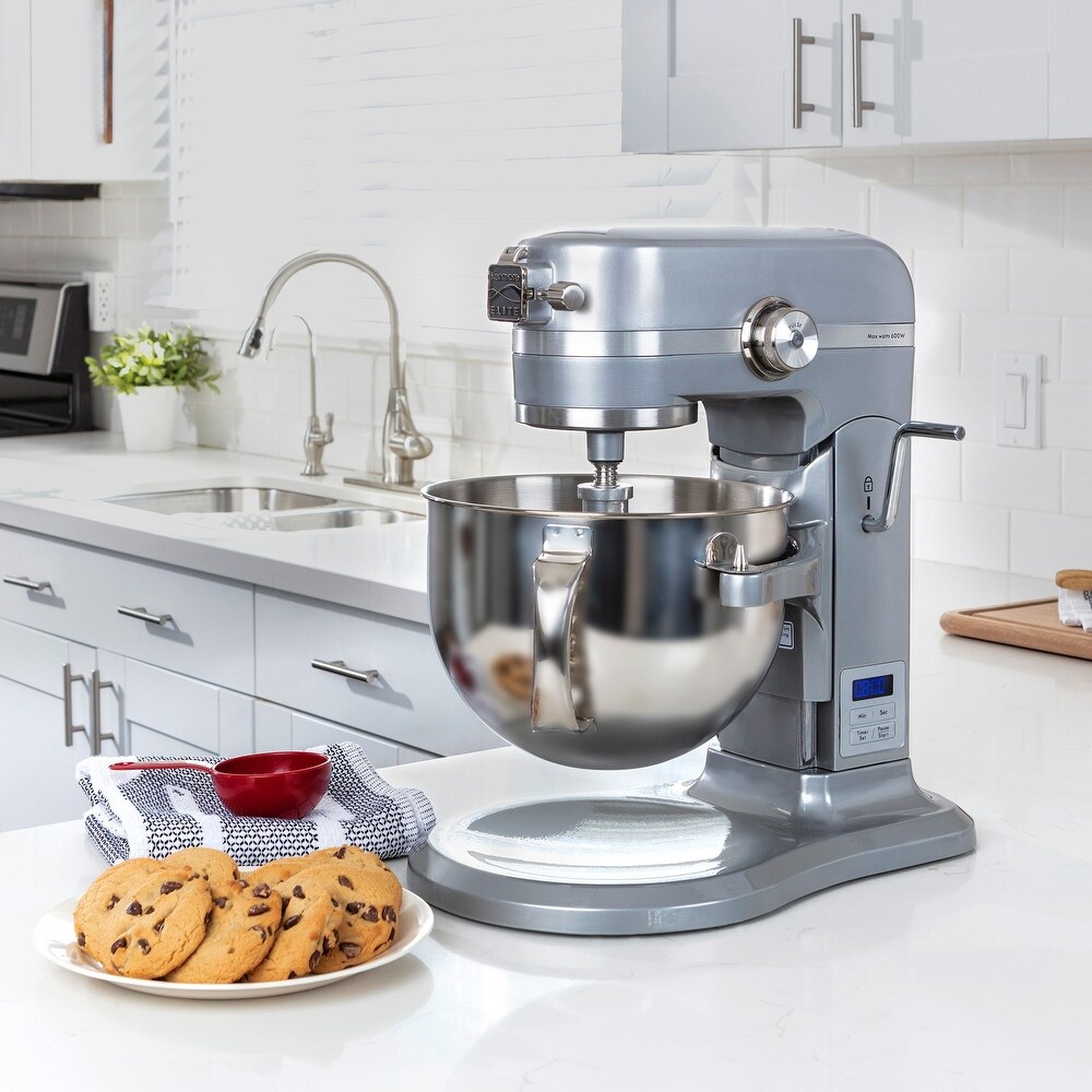 Kenmore Elite 6 qt Bowl Lift Stand Mixer with Countdown Timer  600W