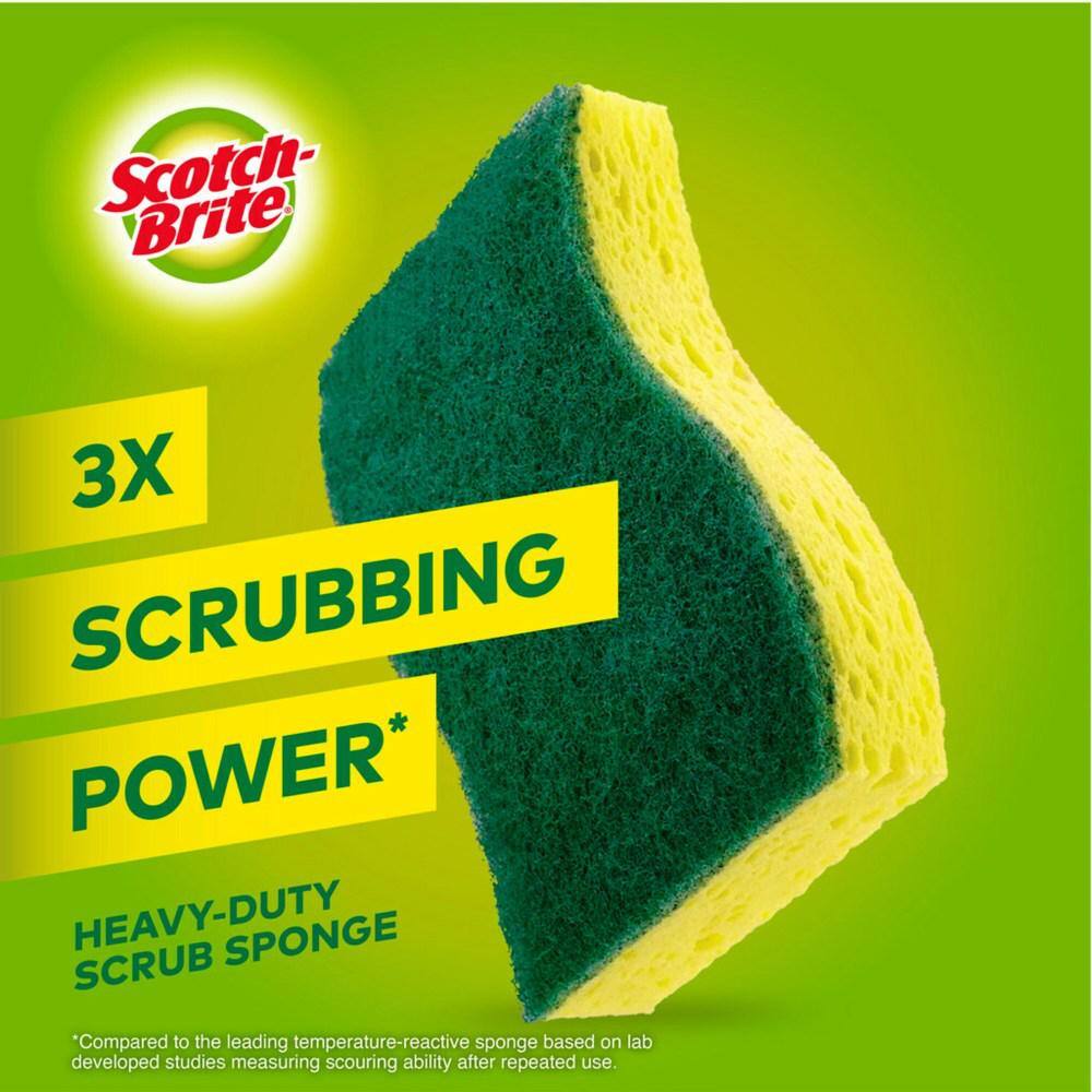 Scotch-Brite Heavy-Duty Scrub Sponge (3-Pack) (6-Pack) HD-3 COMBO3