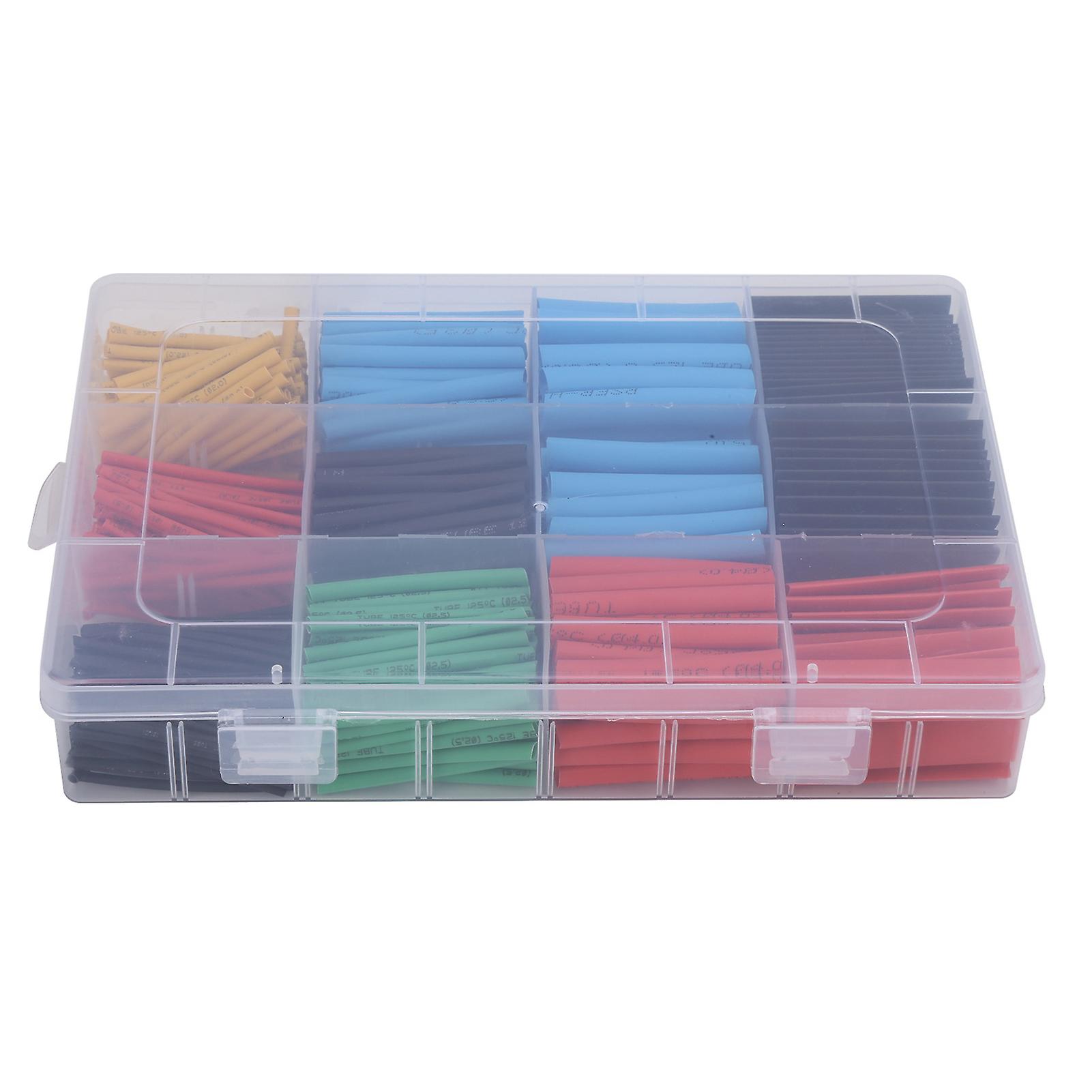 560pcs Heat Shrink Tubing Colorful Polyolefin Wire Insulated Casing For Electrical Insulation