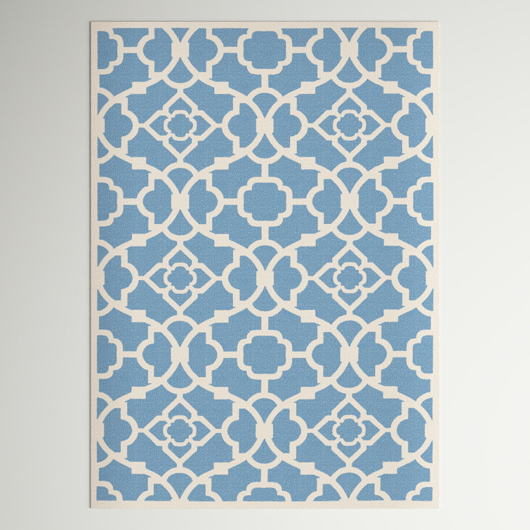 Ariene Navy Blue Indoor/Outdoor Rug