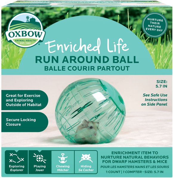 Oxbow Enriched Life Run Around Ball Small Animal Toy