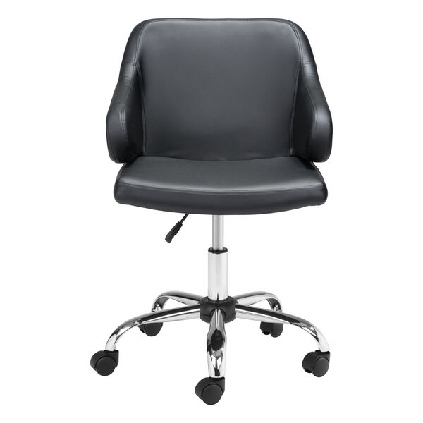 Designer Black and Silver Office Chair