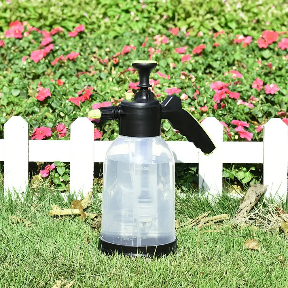 Hand Held Garden Sprayer Portable Lawn Pressure Pump Sprayer Adjustable Nozzle Manual Water Sprayer