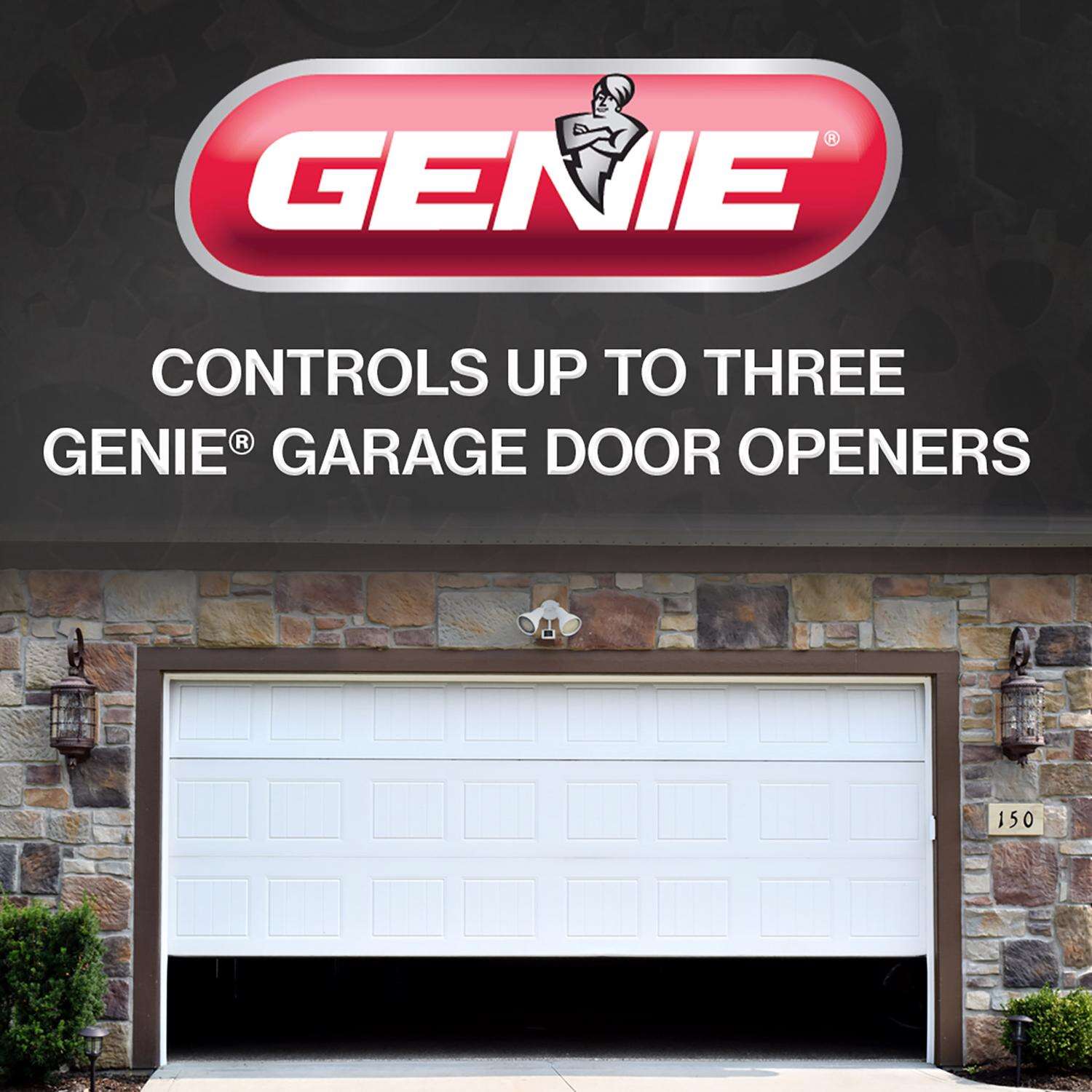 Genie 3 Door Garage Door Opener Remote For Genie Garage Doors